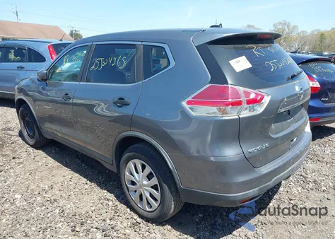 2016 Nissan Rogue S из США, поврежденный, VIN KNMAT2MV4GP657849